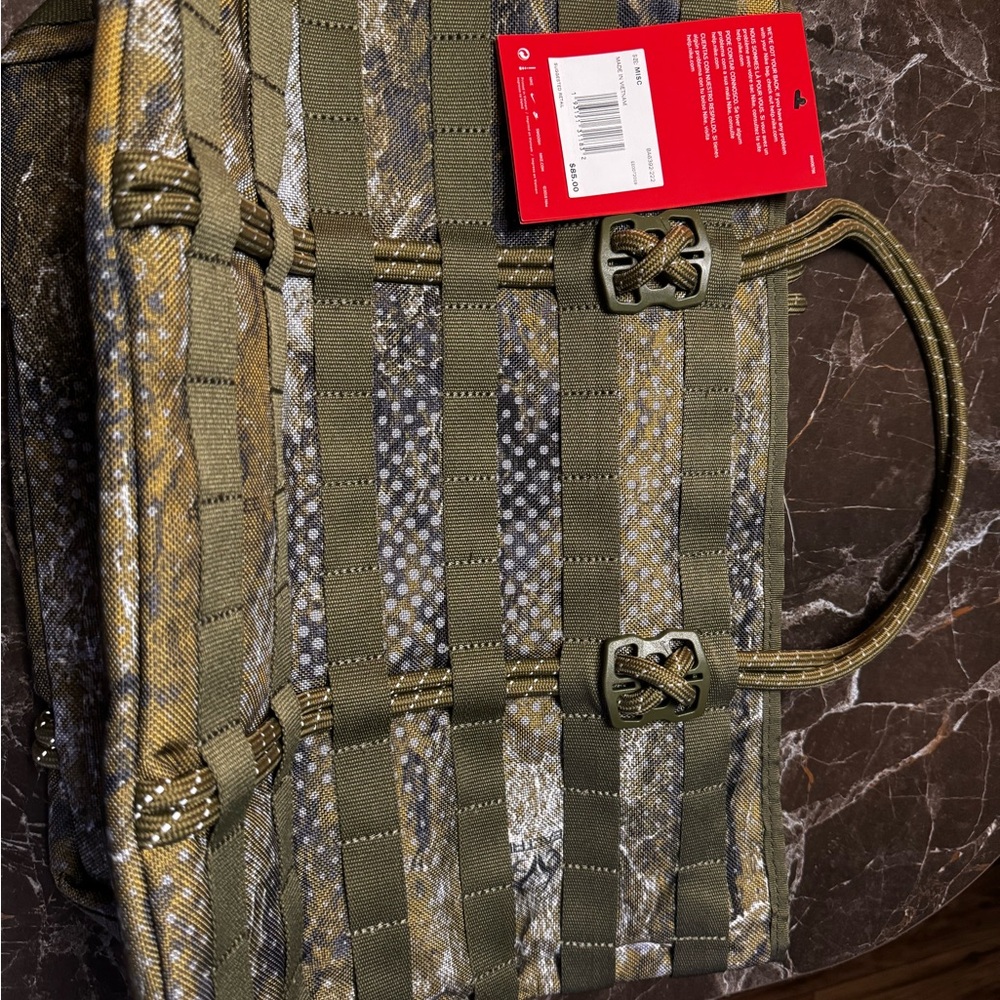 Nike Green and Gray Tote with Tactical Design